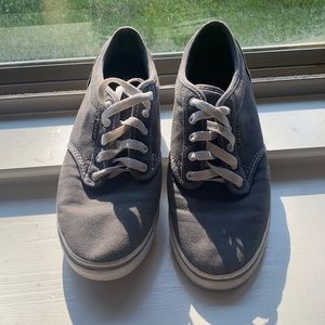 Grey lace up vans, size 8.5 !!!
